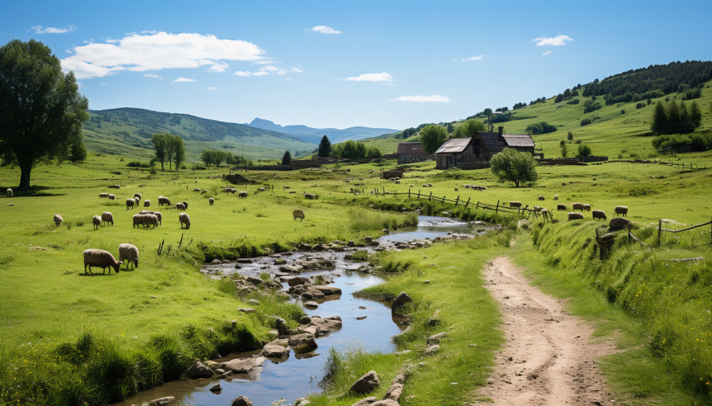 À la découverte du village de Nasbinals dans les montages d’Aubrac